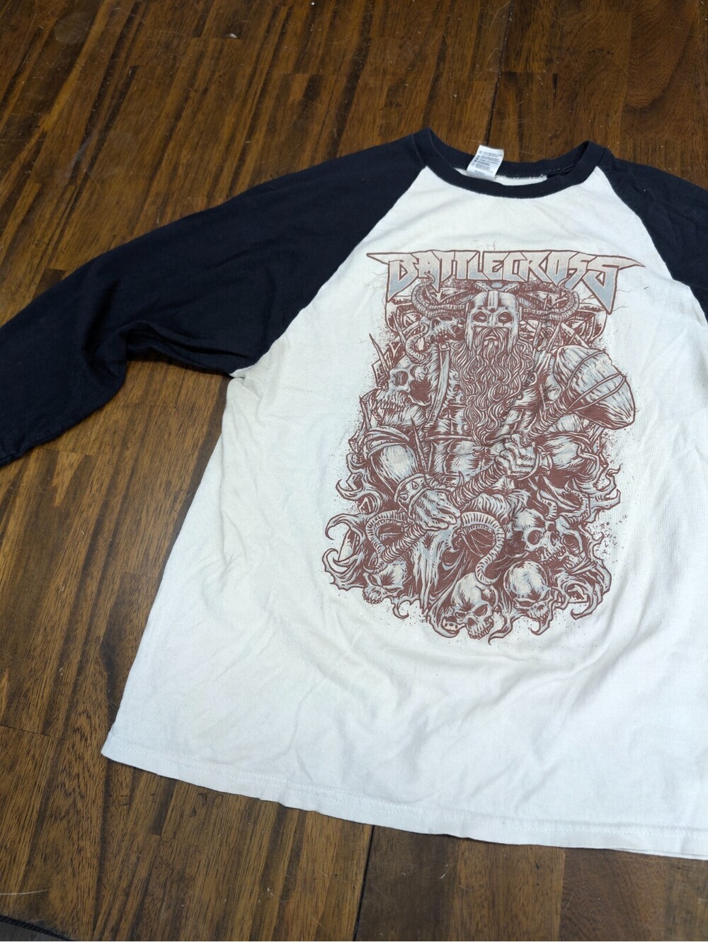 Battlecross Viking Skull Metal Band Shirt Anvil Medium